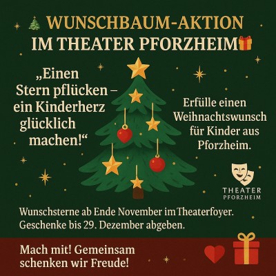 Wunschbaum-Aktion am Theater Pforzheim